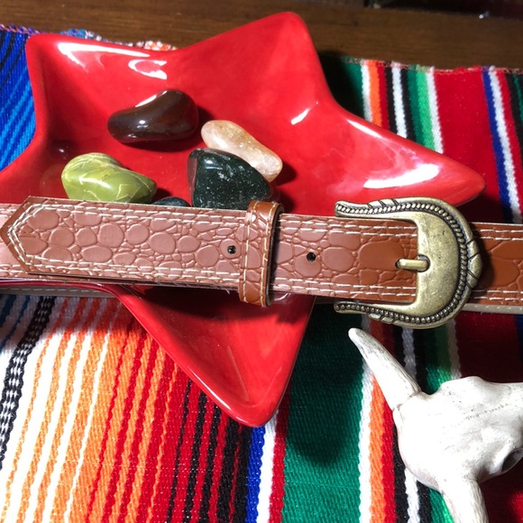 Vintage Boho Western Vegan Belt - Picture 2 of 6
